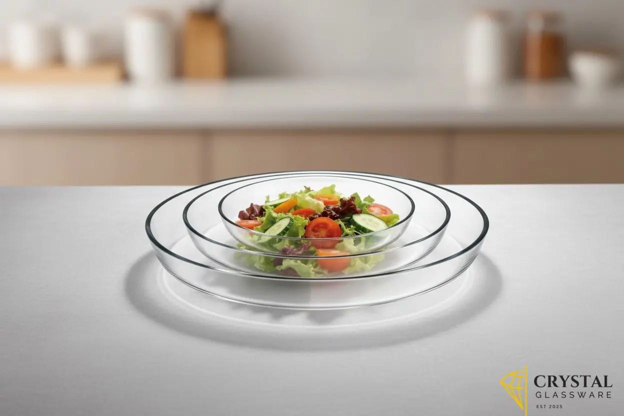 Deli glass dish 3pc